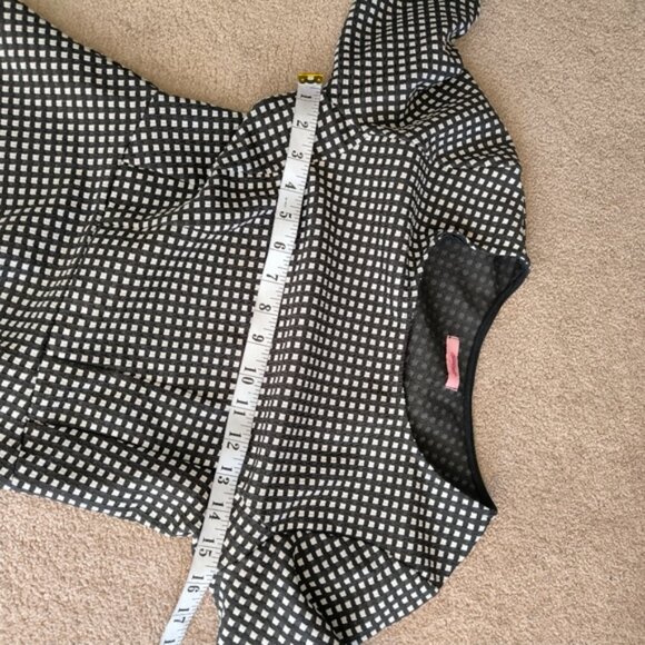 Anthropologie Little Closet Checkered Cottagecore Boho Prairie Mini Dress M - Picture 6 of 9